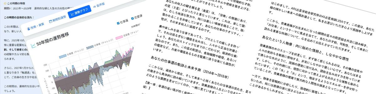 LISAの鑑定結果画面